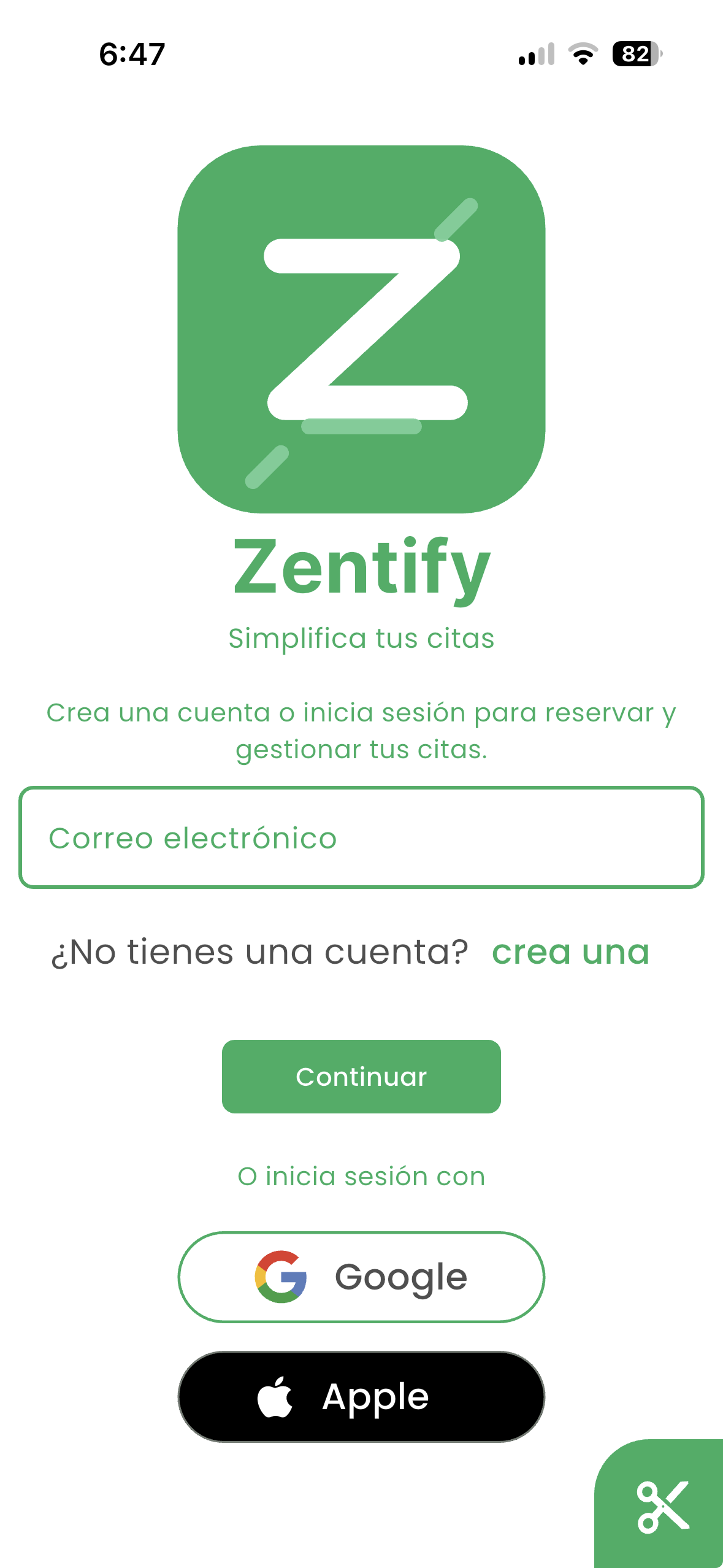Client login & onboarding